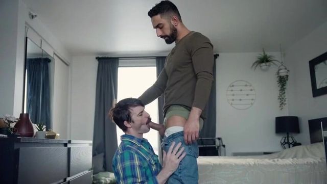 JustTheGays thumbnail for Hot muscled Arab fucker Ali Rush rails Seb Leblan's hole raw and cums in his mouth - amateur gay porn from OnlyFans, MyVidster, GayForFans and more! - Anal, Bareback, Interracial, Muscle, Rimming