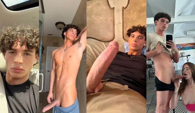 JustTheGays thumbnail for Hung tiktoker “Luhh” jerks his big cock – a compilation - Compilation, Jerk Off, Muscle, Shorts, Solo, TikTok, Young & Twink