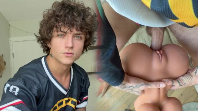 JustTheGays thumbnail for Riverxchristian – Heated Rivarly role play – fucking a toy - Jerk Off, Shorts, Solo, Toys