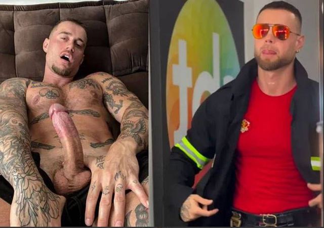 JustTheGays thumbnail for Tatted muscle stud Yuri Bonotto jerks off in a jock strap - Jerk Off, Muscle, Shorts, Solo