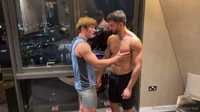 JustTheGays thumbnail for Daniel Knight fucks Vince Torres – Part 2 - Anal, Bareback, Muscle, Shower