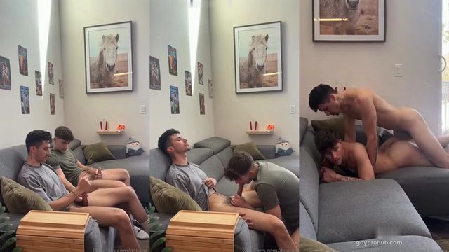 JustTheGays thumbnail for Kane Fox gets caught jerking off and fucks his friend raw - Anal, Bareback, Jerk Off, Young & Twink
