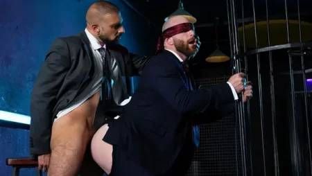 JustTheGays thumbnail for Brody Meyer, Marco Napoli – Suited to Fuck 1 - Anal, Bareback, Daddy, Rimming, Studio