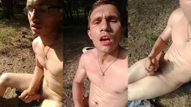JustTheGays thumbnail for Darron Bluu plays cowboy in the forest and jerks off - Jerk Off, Outdoor, Shorts, Solo, Young & Twink