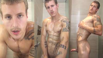 OnlyGays thumbnail for Alec Nysten jerks in the shower - amateur gay porn from OnlyFans, MyVidster, GayForFans and more! - 