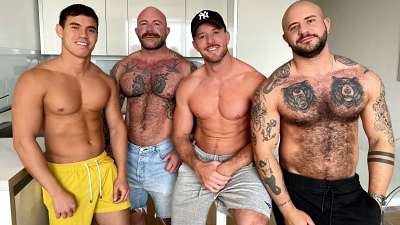 OnlyGays thumbnail for Couple Swap – Phil James, Dickie James, Oliver Hunt, Holden Hunt - amateur gay porn from OnlyFans, MyVidster, GayForFans and more! - Anal, Group, Latin