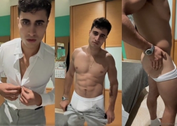OnlyGays thumbnail for Edgiriland strips and shows off his ass - amateur gay porn from OnlyFans, MyVidster, GayForFans and more! - 