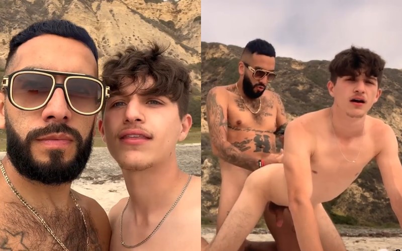 OnlyGays thumbnail for Pretty twink fucked in at on the beach – Jay Magnus and Juven - amateur gay porn from OnlyFans, MyVidster, GayForFans and more! - Anal