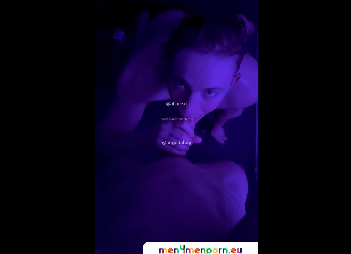 OnlyGays thumbnail for Angelicboy sucks Allarext in the shower - amateur gay porn from OnlyFans, MyVidster, GayForFans and more! - 