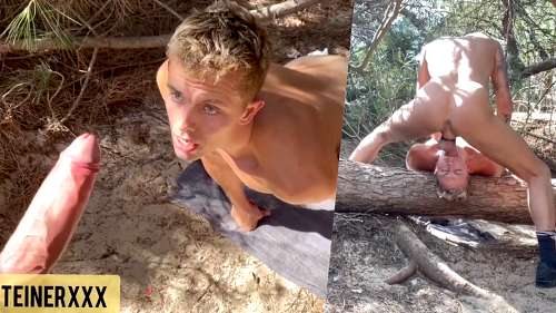 OnlyGays thumbnail for Cedric Dreamer and Sam Steiner (Samt_MDT) – throat fuck in the woods - amateur gay porn from OnlyFans, MyVidster, GayForFans and more! - 