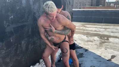 OnlyGays thumbnail for Rooftop Bang! – Seth Knight, Joey Parker – RFC - amateur gay porn from OnlyFans, MyVidster, GayForFans and more! - video