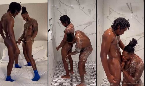 OnlyGays thumbnail for The DUO is Dynamic – Jaxxx and Just5don suck and jerk in the shower - amateur gay porn from OnlyFans, MyVidster, GayForFans and more! - 