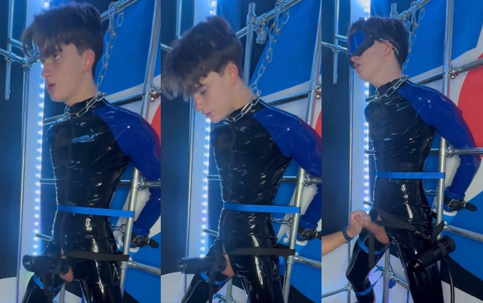OnlyGays thumbnail for Twink tied up bdsm jerk session - amateur gay porn from OnlyFans, MyVidster, GayForFans and more! - 