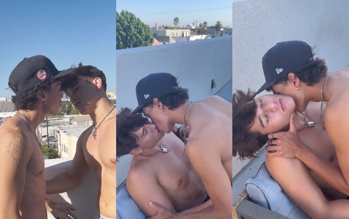 OnlyGays thumbnail for Ethan Wilson (wilsonesthetics) and friend – hot make out – part 1 - amateur gay porn from OnlyFans, MyVidster, GayForFans and more! -