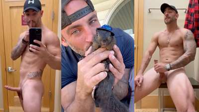 OnlyGays thumbnail for Squirrel Daddy (Mark Longo) jerks off – 2 - amateur gay porn from OnlyFans, MyVidster, GayForFans and more! - 