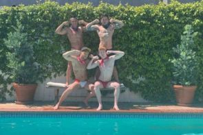 OnlyGays thumbnail for Outdoor 4way – Max Lorde, Jax Thirio, Dakota Payne & Devyn Pauly - amateur gay porn from OnlyFans, MyVidster, GayForFans and more! - 