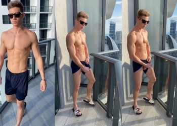 OnlyGays thumbnail for Young fit guy jerks off on the balcony – U11875612 - amateur gay porn from OnlyFans, MyVidster, GayForFans and more! - 