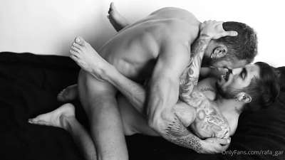 OnlyGays thumbnail for Black and White – Rafa_Gar and Avra_Jam fuck - amateur gay porn from OnlyFans, MyVidster, GayForFans and more! - 