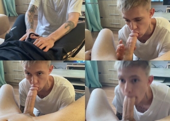 OnlyGays thumbnail for Twink sucks on his boyfriend’s cock - amateur gay porn from OnlyFans, MyVidster, GayForFans and more! -