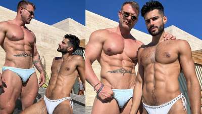 OnlyGays thumbnail for Austin Wolf and Samy Dorgham (man_the_samm) fuck by the pool - amateur gay porn from OnlyFans, MyVidster, GayForFans and more! - 