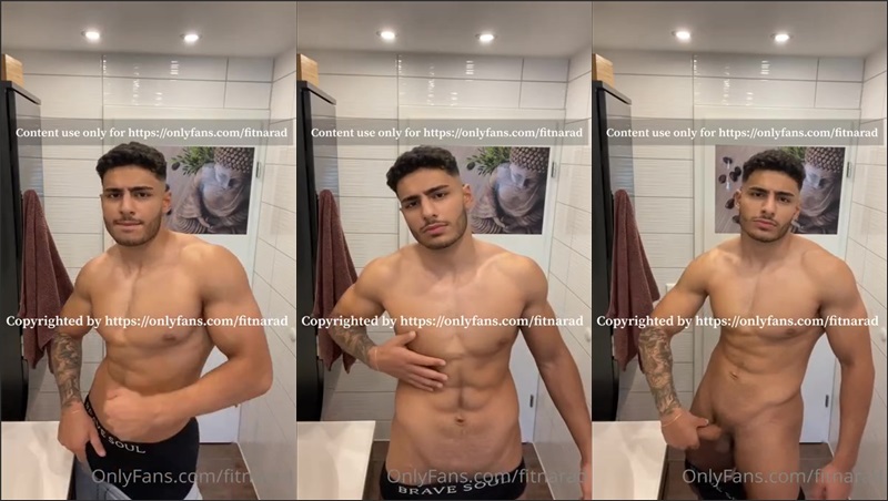 OnlyGays thumbnail for Fitnarad – shows off his hard cock - amateur gay porn from OnlyFans, MyVidster, GayForFans and more! - 
