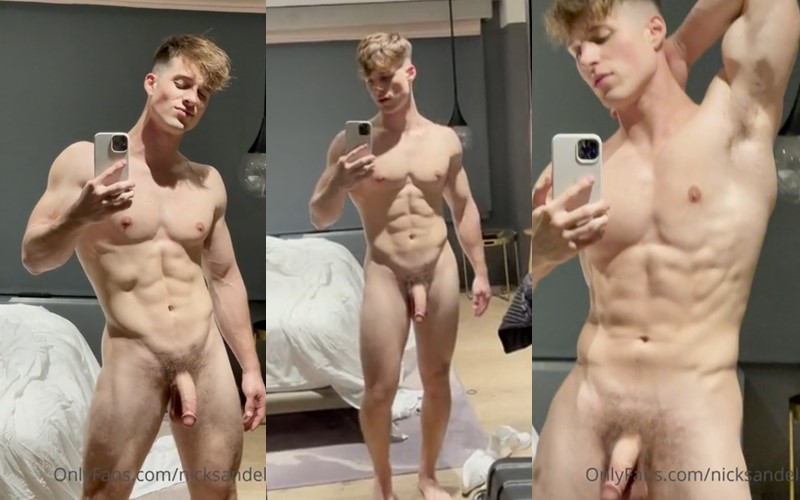 OnlyGays thumbnail for Nick Sandell shows off his body in the mirror - amateur gay porn from OnlyFans, MyVidster, GayForFans and more! - Solo