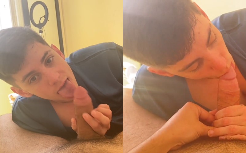 OnlyGays thumbnail for XaviBlinded and Facundo Sanchez – Quick POV blowjob - amateur gay porn from OnlyFans, MyVidster, GayForFans and more! - Latin, Oral, POV, Young & Twink