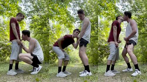 OnlyGays thumbnail for TheStepBrothers – quick blowjob and jerk off on a hike - amateur gay porn from OnlyFans, MyVidster, GayForFans and more! - Jerk Off, Oral, Outdoor, Young & Twink