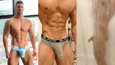 OnlyGays thumbnail for Kyle Hynick shows off his cock in the shower - amateur gay porn from OnlyFans, MyVidster, GayForFans and more! - 