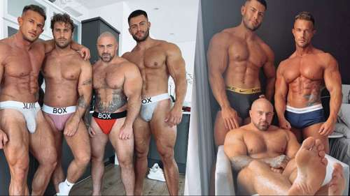 OnlyGays thumbnail for I just got my ass destroyed by 3 lads – Reece with British Bear, Apollo Steel and Big Rossi - amateur gay porn from OnlyFans, MyVidster, GayForFans and more! - Anal, Group