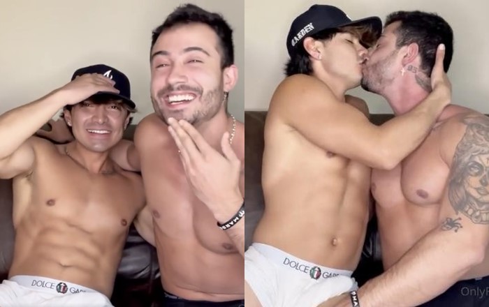 OnlyGays thumbnail for Prettyboyaedan – making out with a mate - amateur gay porn from OnlyFans, MyVidster, GayForFans and more! - 