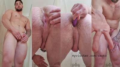 OnlyGays thumbnail for ClarkKentBoy shows his ass and jerks in the shower - amateur gay porn from OnlyFans, MyVidster, GayForFans and more! - 