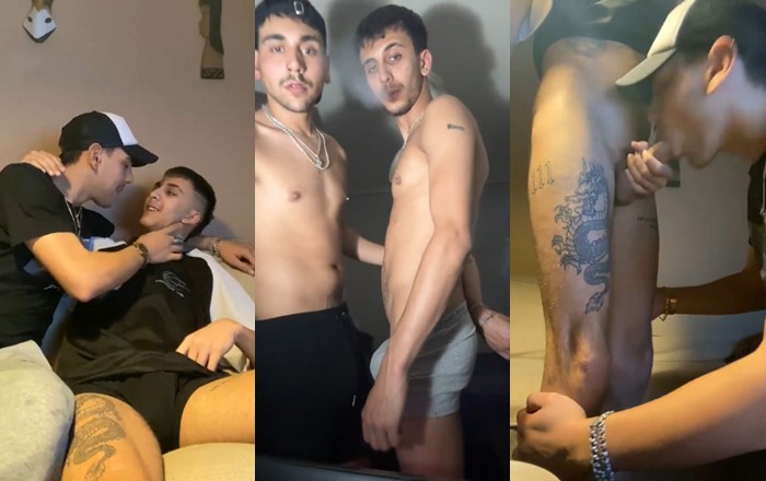 OnlyGays thumbnail for Fooling around with a friend and showing off of cocks - amateur gay porn from OnlyFans, MyVidster, GayForFans and more! - 