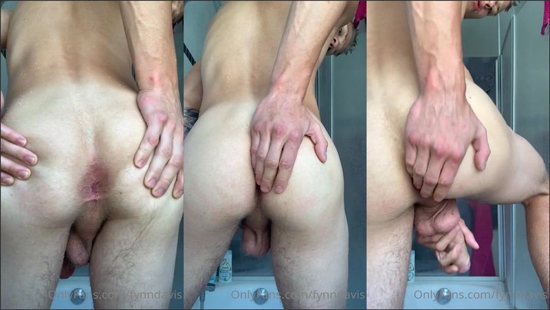 OnlyGays thumbnail for Fynndavis fingers himself in the shower - amateur gay porn from OnlyFans, MyVidster, GayForFans and more! - 