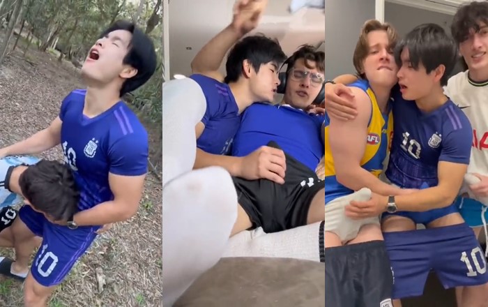 OnlyGays thumbnail for Tiktokers fool around - amateur gay porn from OnlyFans, MyVidster, GayForFans and more! - 