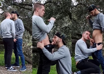 OnlyGays thumbnail for adrigomezbarrenetxea – blowjob exchange in the park - amateur gay porn from OnlyFans, MyVidster, GayForFans and more! - 
