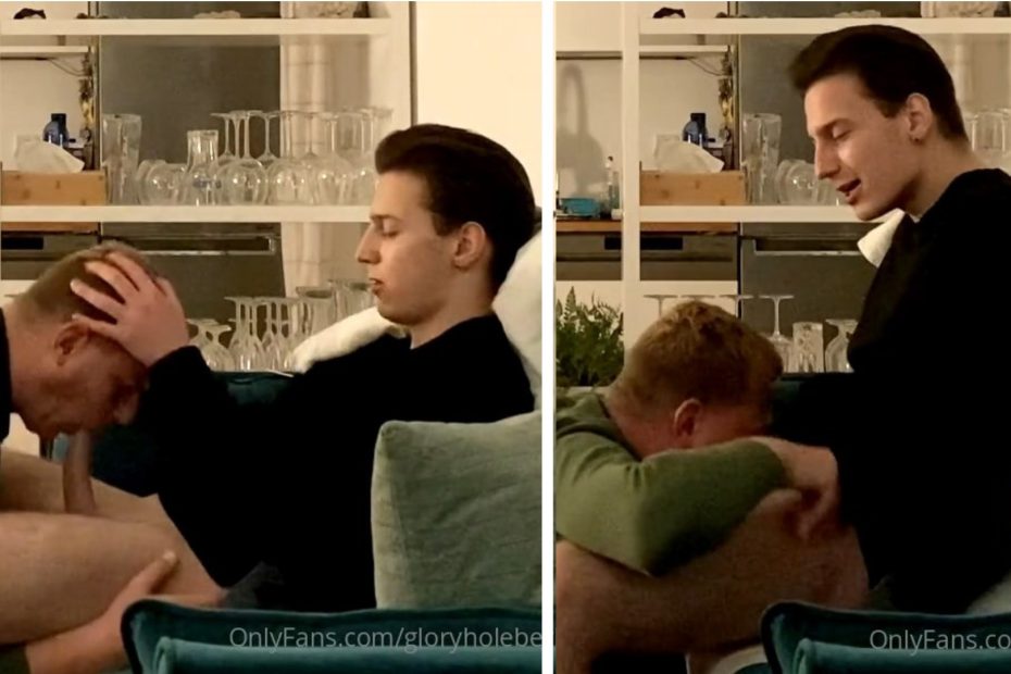OnlyGays thumbnail for German Bad Boy gets blowojob from daddy – gloryholeberlin - amateur gay porn from OnlyFans, MyVidster, GayForFans and more! -