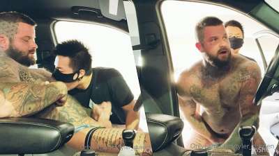 OnlyGays thumbnail for Tyler Durden gets fucked by Asian bypasser at a carpark - amateur gay porn from OnlyFans, MyVidster, GayForFans and more! - Anal, Asian