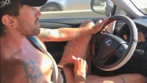 OnlyGays thumbnail for Jerking off while driving for Uber – Chris Damned - amateur gay porn from OnlyFans, MyVidster, GayForFans and more! - 