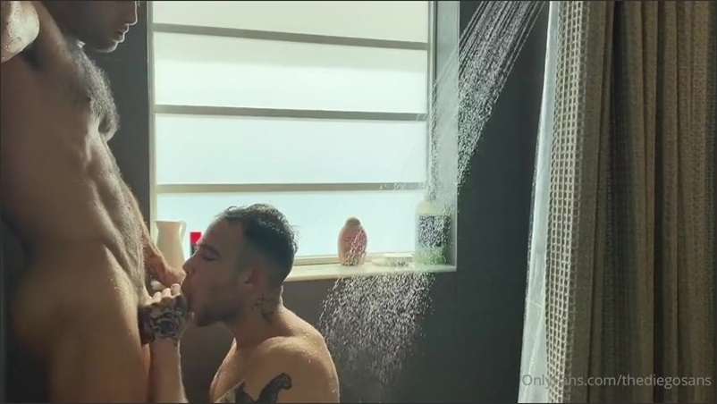 OnlyGays thumbnail for Diego Sans fucks Joseph Castlian in the shower - amateur gay porn from OnlyFans, MyVidster, GayForFans and more! - Anal, Bareback, Shower