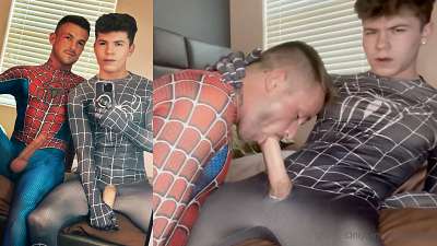 OnlyGays thumbnail for Lane Colten and Drake Von – spiderman fuck - amateur gay porn from OnlyFans, MyVidster, GayForFans and more! - 