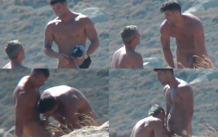 OnlyGays thumbnail for Guy gets sucked by a mature guy on the cliffs - amateur gay porn from OnlyFans, MyVidster, GayForFans and more! - 