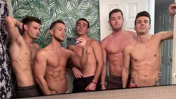 OnlyGays thumbnail for LetsEatCakeXx – Orgy – Jake Klerin, Johnny Deeper, Jessie Gray – FULL - amateur gay porn from OnlyFans, MyVidster, GayForFans and more! - Anal, Group