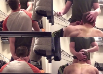 OnlyGays thumbnail for Guy gets sucked in the storage closet - amateur gay porn from OnlyFans, MyVidster, GayForFans and more! - 