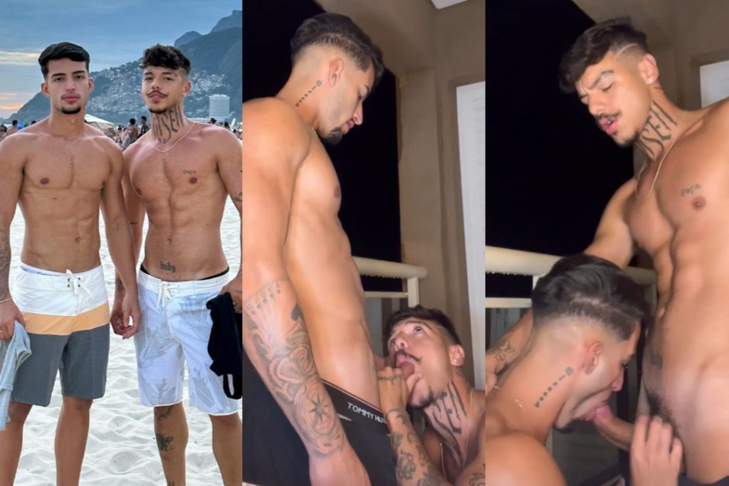 OnlyGays thumbnail for Hot brazilian influencers Rysilveira and Fabuus suck eachother - amateur gay porn from OnlyFans, MyVidster, GayForFans and more! - 