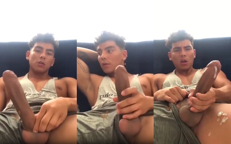 OnlyGays thumbnail for young guy jerks his huge cock and cums - amateur gay porn from OnlyFans, MyVidster, GayForFans and more! - 