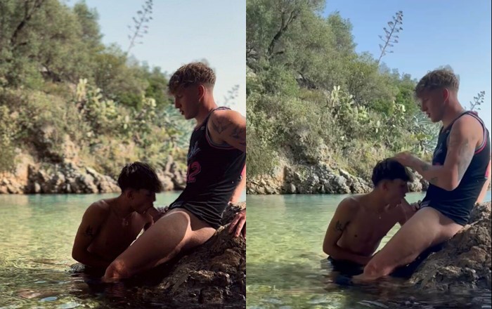 OnlyGays thumbnail for Axel65xxx gets sucked by Chase Parker (chasexparkerr) in the sea - amateur gay porn from OnlyFans, MyVidster, GayForFans and more! - 