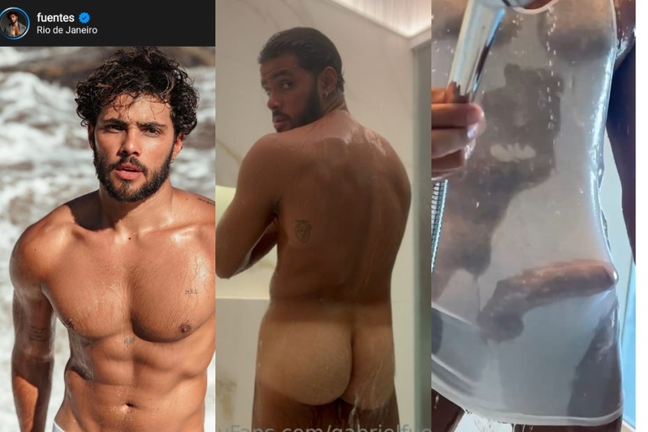OnlyGays thumbnail for Brazilian actor GabrielFuentes shows off his hard dick in the shower - amateur gay porn from OnlyFans, MyVidster, GayForFans and more! -