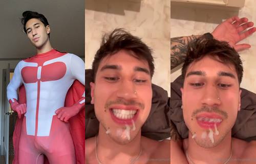 OnlyGays thumbnail for Evan Lamicella eats his load - amateur gay porn from OnlyFans, MyVidster, GayForFans and more! - 