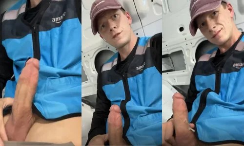 OnlyGays thumbnail for Amazon driver jerks off in the back of his truck - amateur gay porn from OnlyFans, MyVidster, GayForFans and more! - 